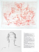Dominique de Beir en Toine Horvers, 'Light Self Portraits', een van de twaalf tekeningen uit het kunstenaarsboek 2007, potlood / papier, elk 40 x 40 cm.
PHŒBUS•Rotterdam